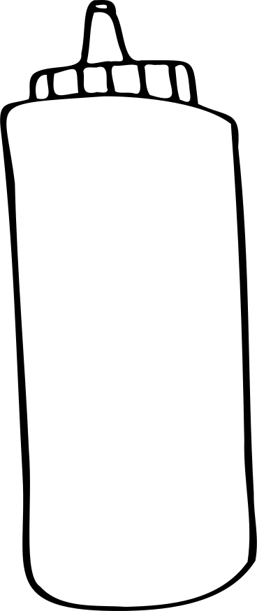 Garrafa de mostarda PNG, SVG