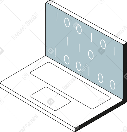Ноутбук с кодом в PNG, SVG