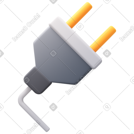 3D plug PNG, SVG