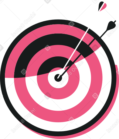 target with arrows PNG, SVG