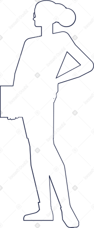 Человеческий силуэт в PNG, SVG