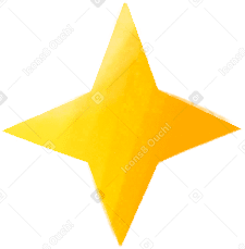 four pointed star Illustration in PNG, SVG