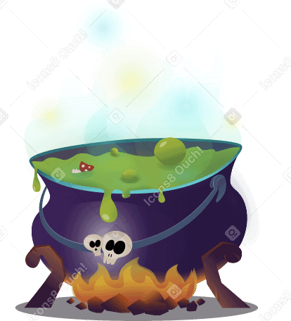 boiler for witch PNG, SVG
