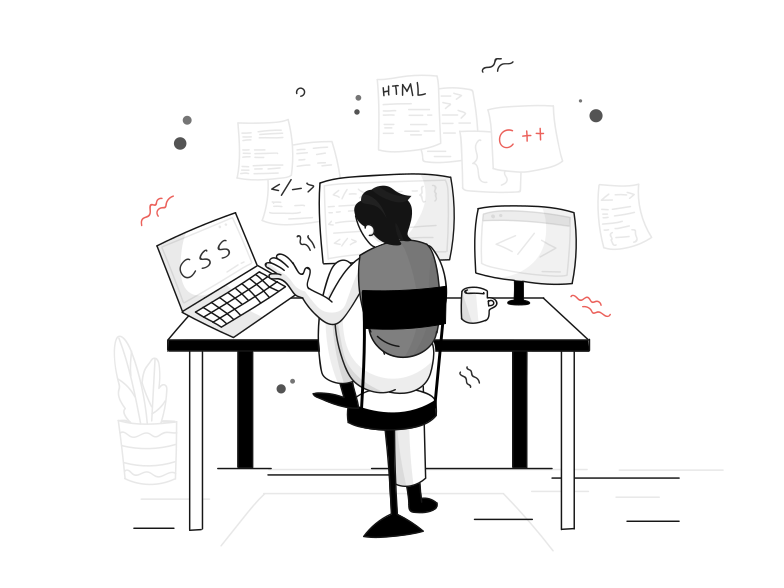 Immagine Vettoriale sviluppo web in PNG e SVG in stile | Illustrazioni Icons8