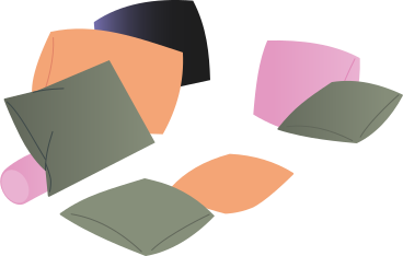 Диванные подушки в PNG, SVG