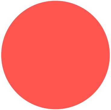 Красный круг в PNG, SVG