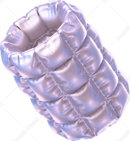 3D inflated tube в PNG, SVG