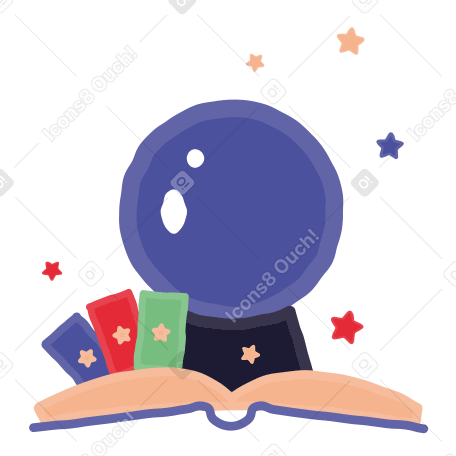 Magic ball Illustration in PNG, SVG