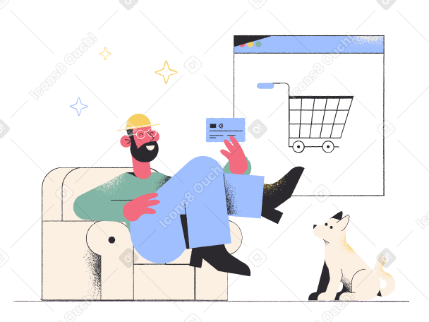 Online shopping order PNG, SVG