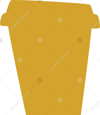 shadow of paper cup Illustration in PNG, SVG