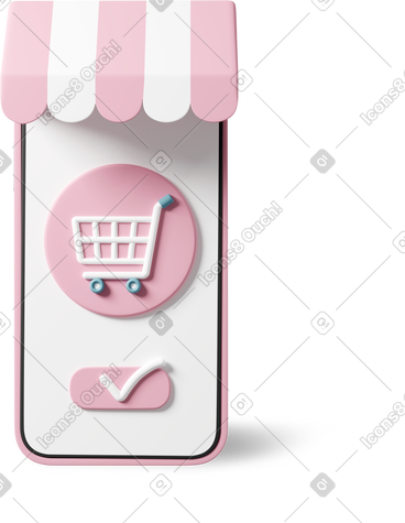 Phone shopping PNG, SVG