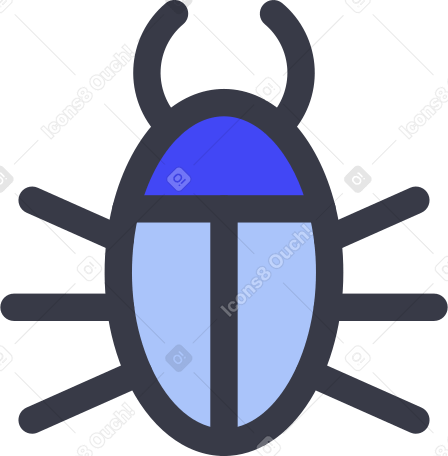 bug Illustration in PNG, SVG