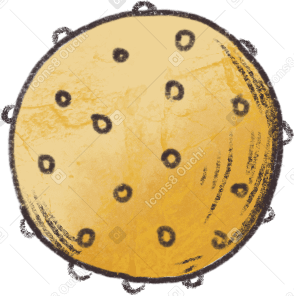 yellow massage ball PNG、SVG