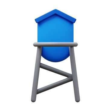 water tower PNG, SVG
