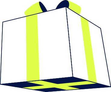 Подарочная коробка в PNG, SVG
