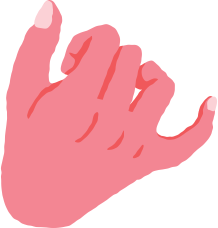 pinky promise back hand Illustration in PNG, SVG