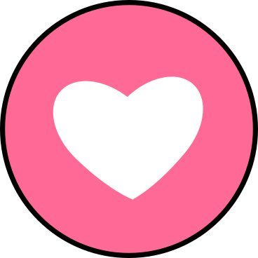 pink heart like icon animated illustration in GIF, Lottie (JSON), AE