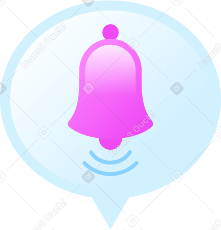 notification bubble Illustration in PNG, SVG