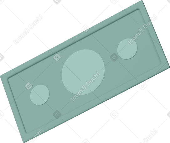 3D banknote PNG, SVG