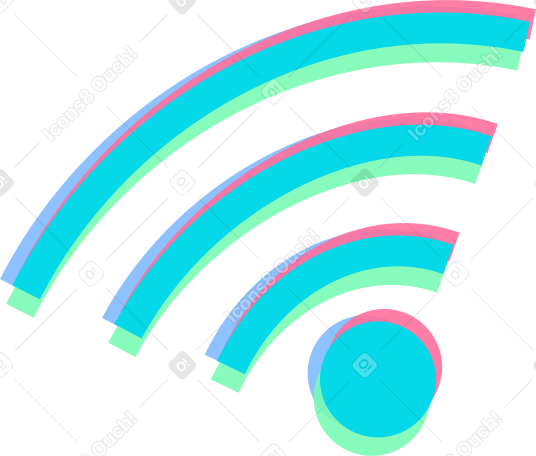signe wifi PNG, SVG