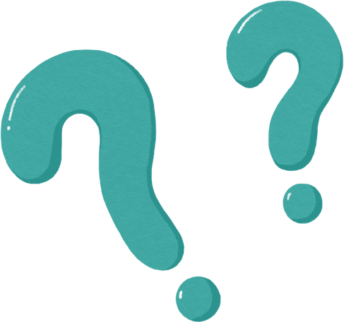 Questions blue Illustration in PNG, SVG