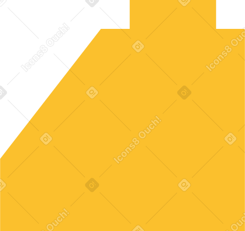 blocco di costruzione giallo PNG, SVG