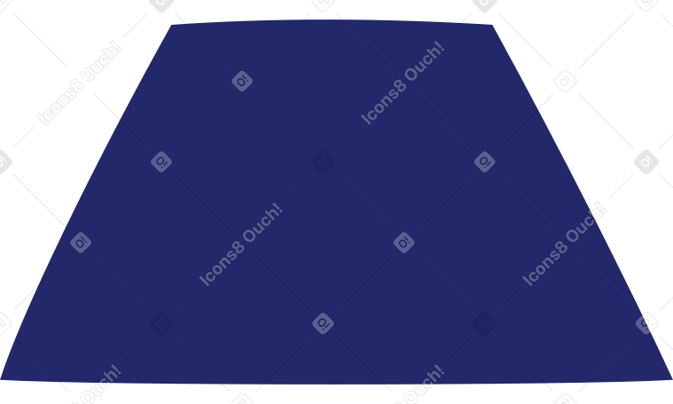 trapeze dark blue PNG, SVG
