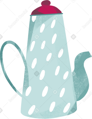 teapot Illustration in PNG, SVG