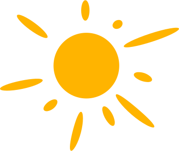sun with rays PNG, SVG