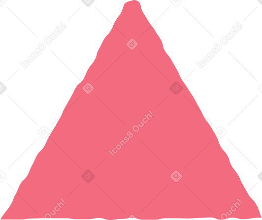 Dreieck rot PNG, SVG