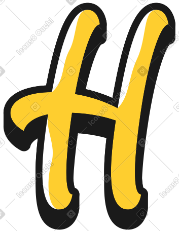 大写字母 h PNG, SVG