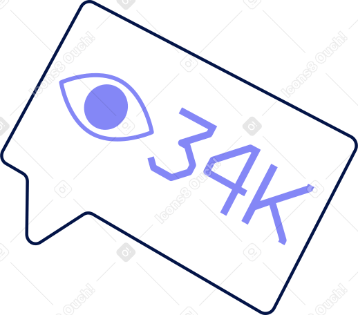 speech bubble with numbers PNG, SVG