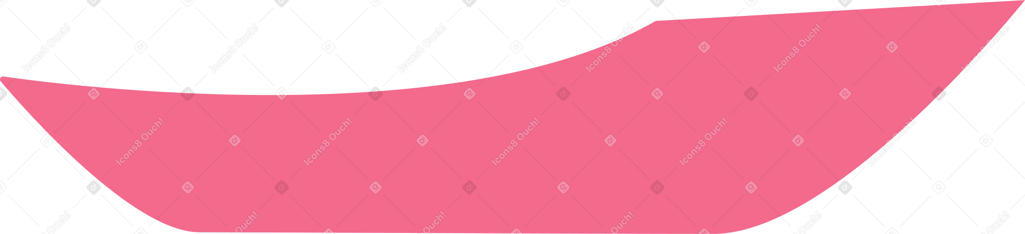 bottom of the pink pillow Illustration in PNG, SVG