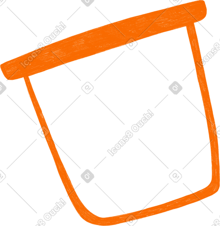 orange container PNG, SVG