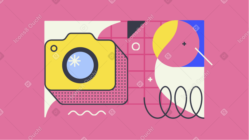 Camera access Illustration in PNG, SVG