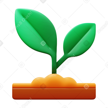 3D sprout PNG, SVG