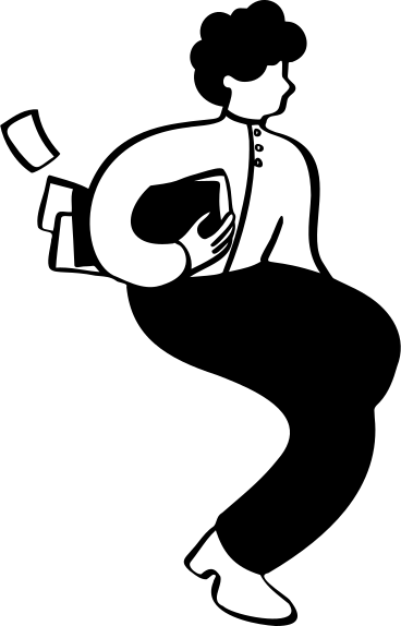 앉아있는 사람 PNG, SVG