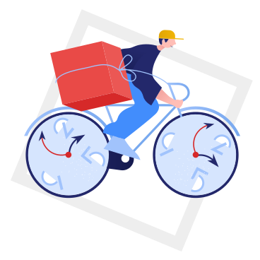 Fast delivery right in time PNG, SVG