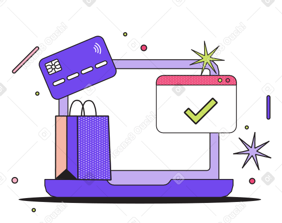 Payment processed for goods  PNG, SVG