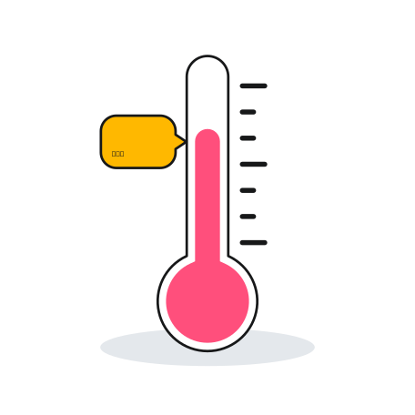 Thermometer Illustration in PNG, SVG