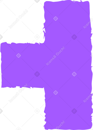 block purple PNG, SVG