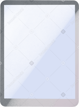 grey ipad Illustration in PNG, SVG