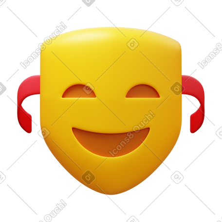 3D comedy PNG, SVG