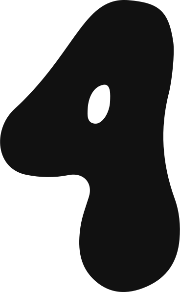 Numero 4 PNG, SVG