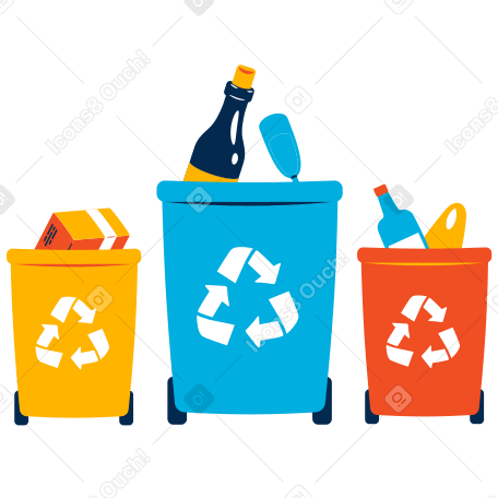 廃棄物の分別 PNG、SVG