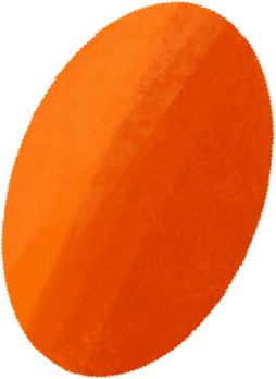 orange oval chip PNG, SVG