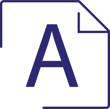 File with a letter PNG, SVG