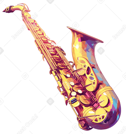saxophone PNG, SVG