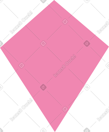 Pink kite PNG, SVG