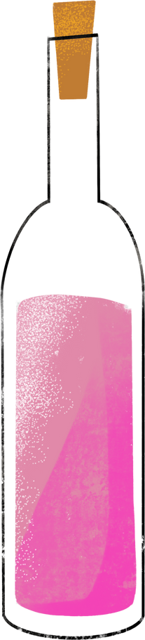 pink bottle Illustration in PNG, SVG